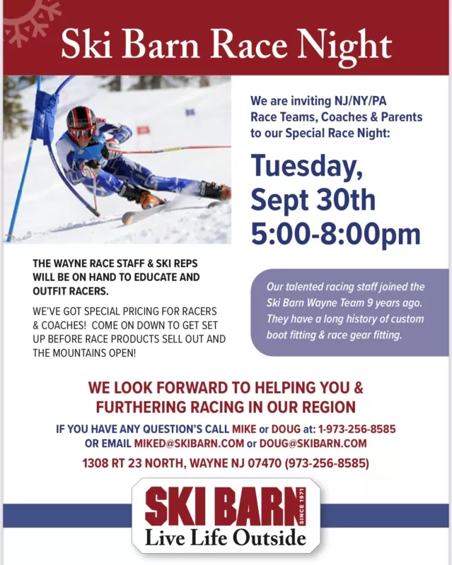 Ski Barn Race Night 2025
